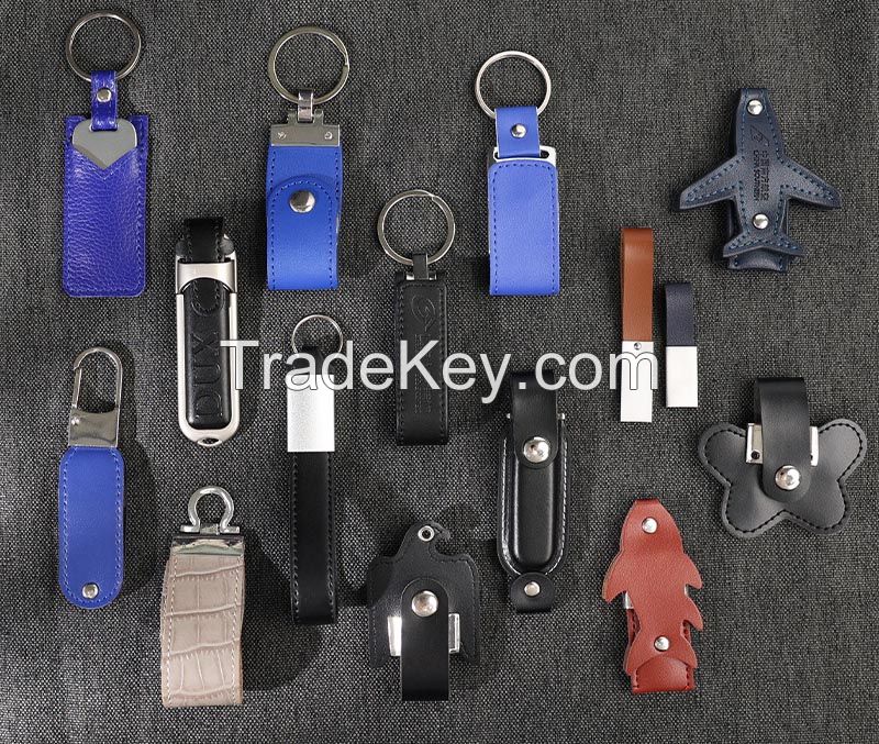 USB 128 GB Leather Memory Sticks Asia Pacific Market