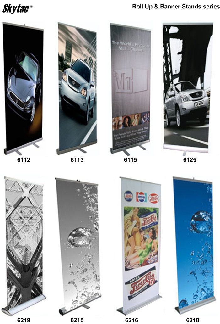 Roll Ups, Banner Stands Series