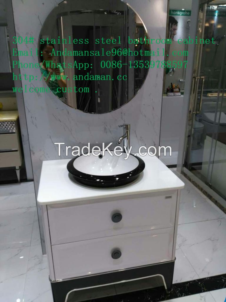 stainless steel bathroom cabinet Color sample  High quality Good price