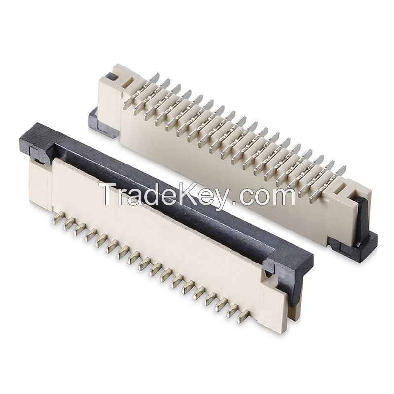 Flexible printed circuits connector supplier wholesale 1.0mm pitch FPC connectors