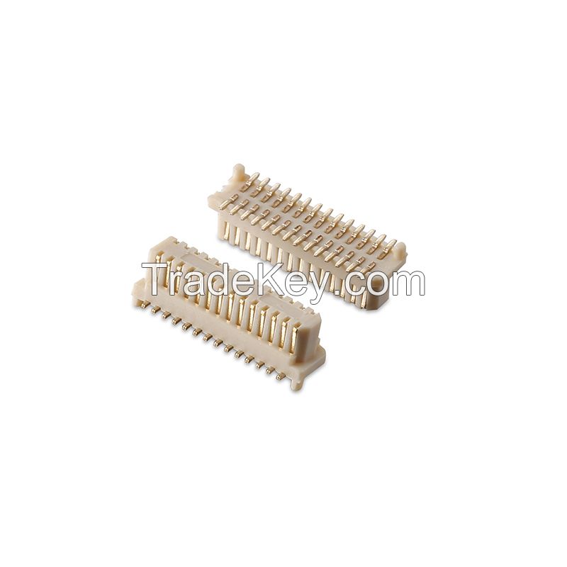 0.8mm pitch male board to board connector, side entry