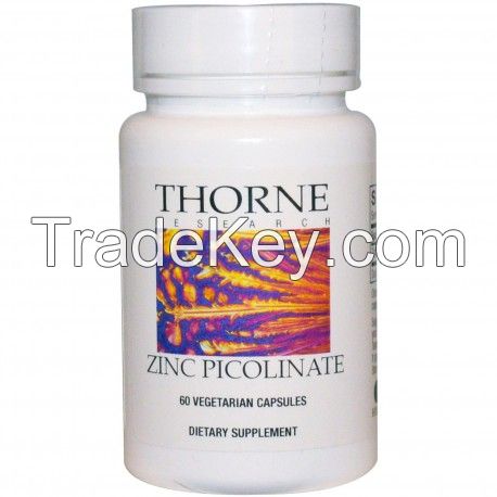 Megavitamins - Zinc Picolinate Thorne Research Dietary Supplement - Hypoallergenic