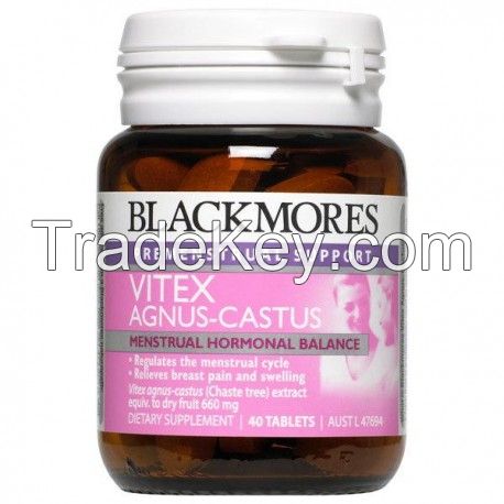 Megavitamins - Blackmores Vitex Agnus-Castus 40 Tablets Dietary Supplement | Blackmores Vitex Agnus-Castus - premenstrual symptoms
