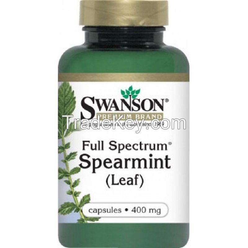Megavitamins - Swanson Spearmint Leaf Herbal Supplement used for digestive health