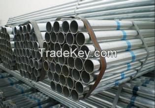 galvanized & black round steel pipe