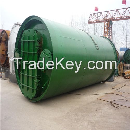 8T Capacity Waste Tire Pyrolysis Equipment