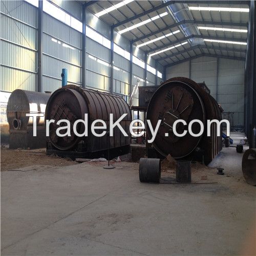 8T Waste Plastic Pyrolysis Equipment On Sale