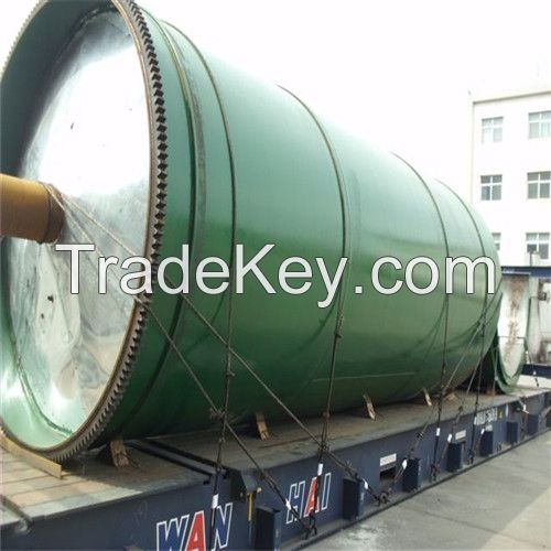 8T Capacity Waste Tire Pyrolysis Equipment