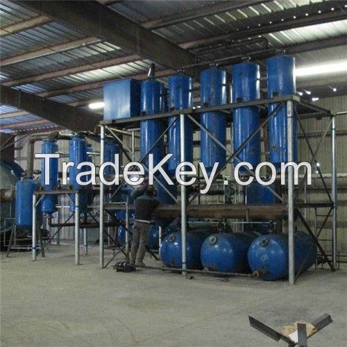 Waste plastic oil distillation equipment