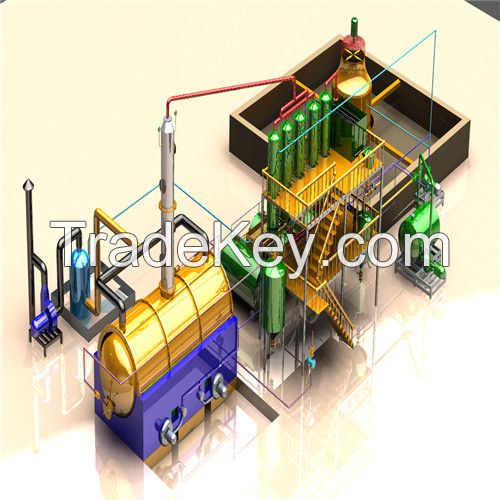 10T crude oil distillation equipment