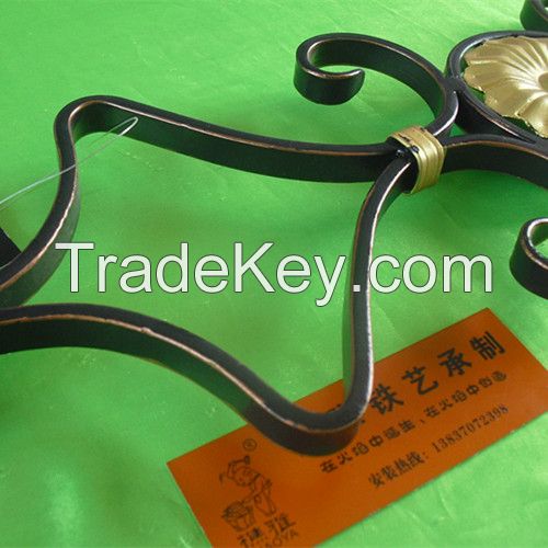 Wrought iron parts (flower shape)