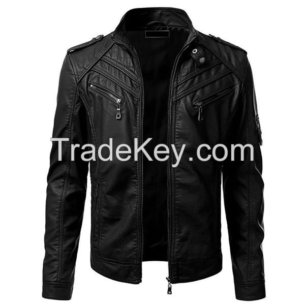 Mens Fashion Leather Jacket