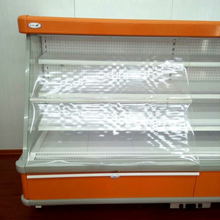 Vertical combined multi-deck refrigerator equipment vegetable fruit display showcase