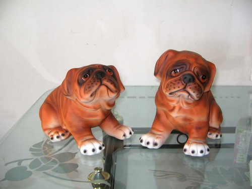 Ceramic Dog,Figurine,Sculpture,ornament