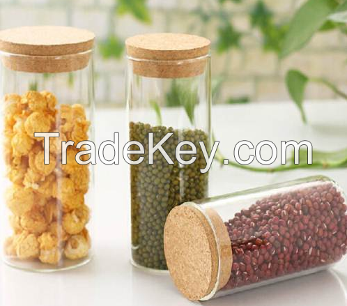 Small airtight glass bottles and jar for wholesale