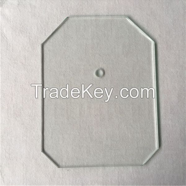 Plain grinding edge cutting tempered glass for wholesale