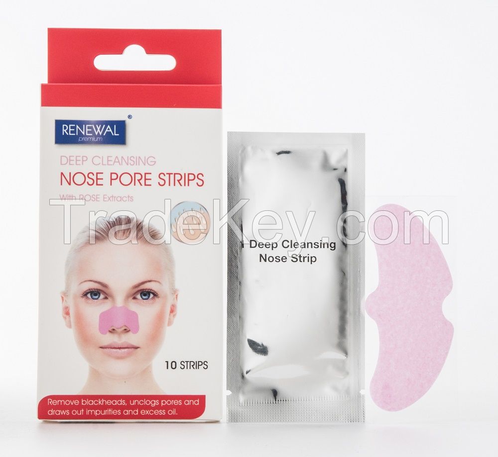 nose pore strips-Pink with Rose,
