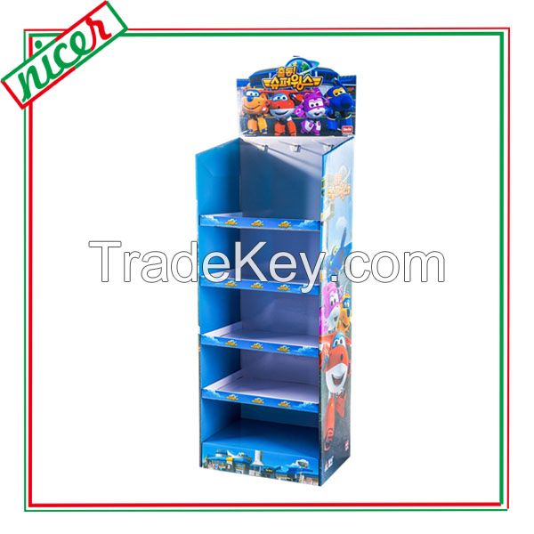 Custom Printing carton Retail Display With Hanging Hooks