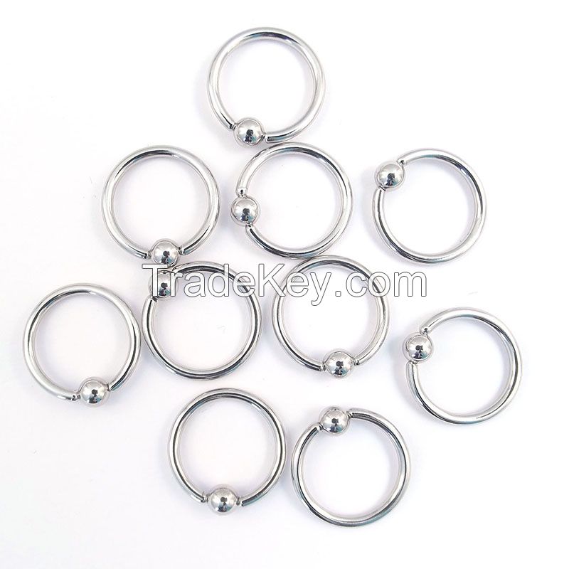 Acrylic 316L stainless steel basic style CBR and BCR body piercing jewelry wholesale