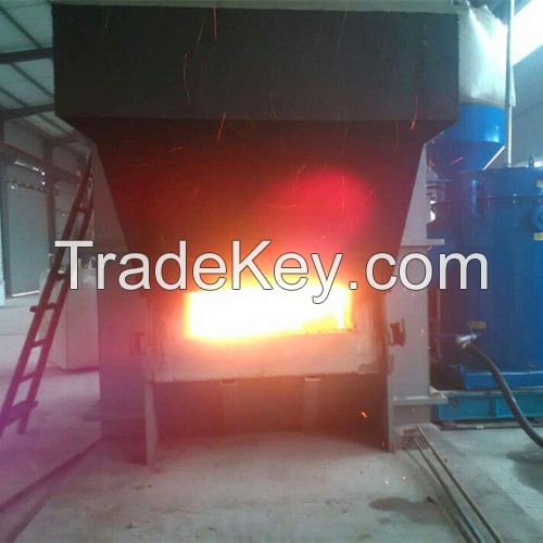 High-efficiency wood pellet burner