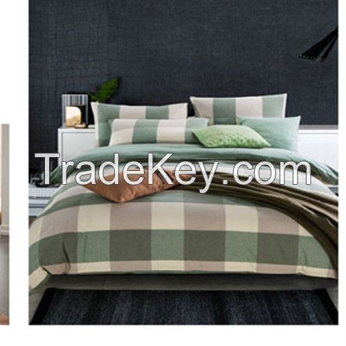 1.8m bedding 4-piece  set with grid pattern