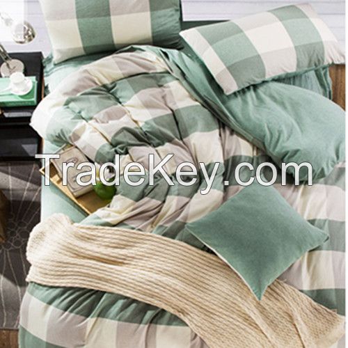 1.8m bedding 4-piece  set with grid pattern