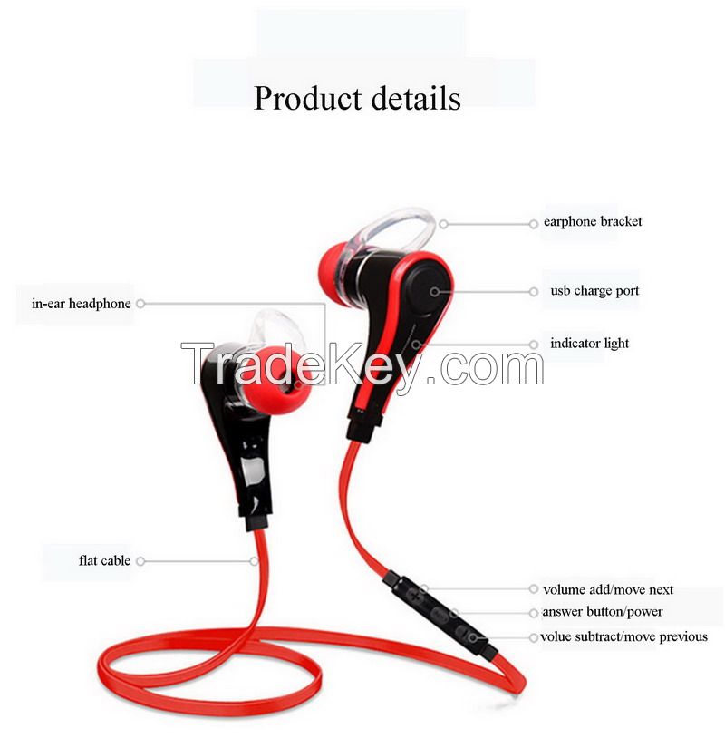 new design foldable stereo wireless multifunction bluetooth headphone/headset