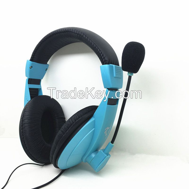 2016 best selling wholesale computer multimedia headphone with mic