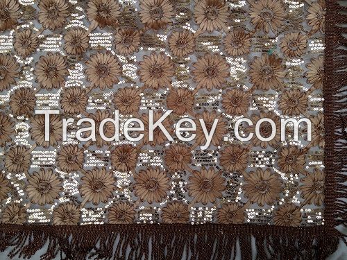 European Classic Style Brown Craft Tablecloth