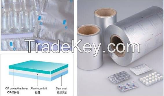 Pharmaceutical PTP aluminum foil/ Pharmaceutical Grade PTP Aluminum Foil/PTP film