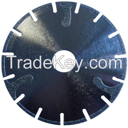 Electro plated diamond blade