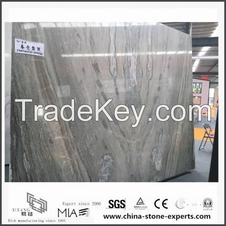 Beautiful Fantastic Spring Grey Marble for Wall Backgrounds &amp; Floor Tiles (YQW-MSF0621001ï¼�