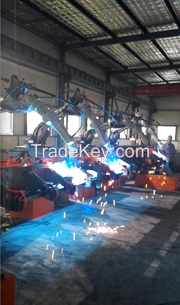 welding robot steel fence