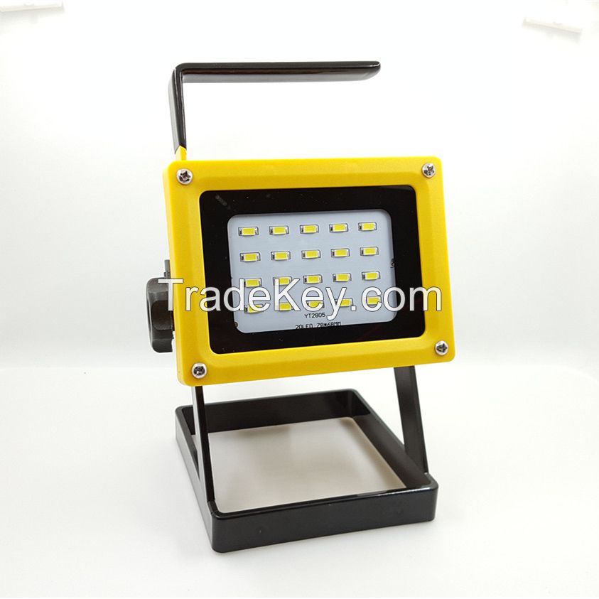 10W floodlights rechargeable portable LED Lamp outdoor Camping work with charger