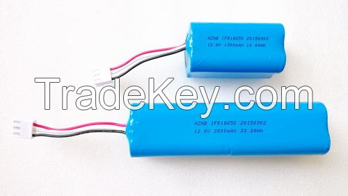 IFR 18650 P1300 12.8V 1300mAh-2600mAh intelligent vacuum cleaner lithium-ion battery pack