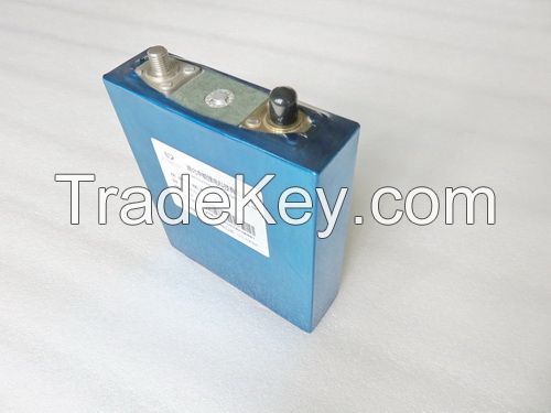 Square aluminum shell phosphate iron lithium power battery