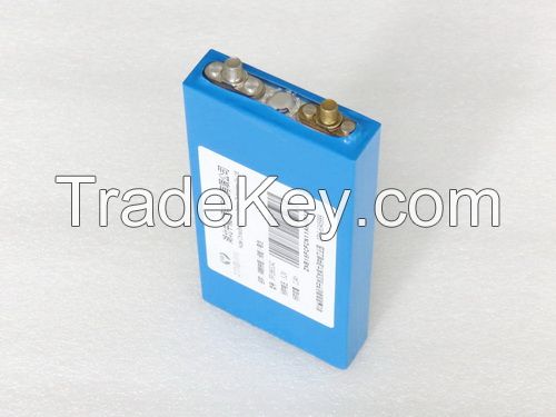 Square phosphate iron lithium power battery
