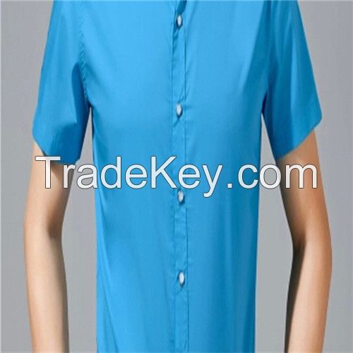 Customized 160g 100% Cotton Fabric Shirt 
