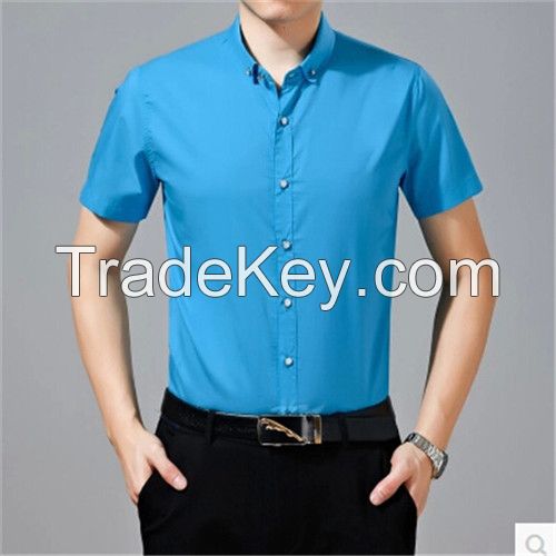 Customized 160g 100% Cotton Fabric Shirt 