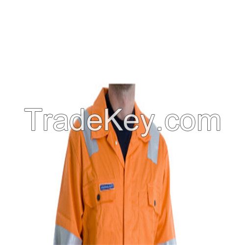 100% Cotton 240g Fireproof Long Sleeve Coveralls