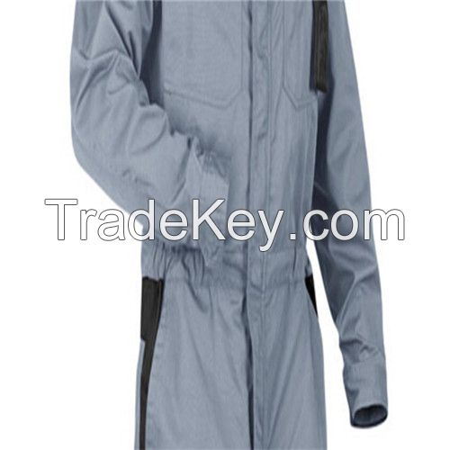 100% cotton Coverall with contrast colors