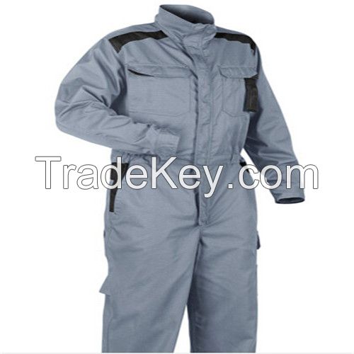 100% cotton Coverall with contrast colors