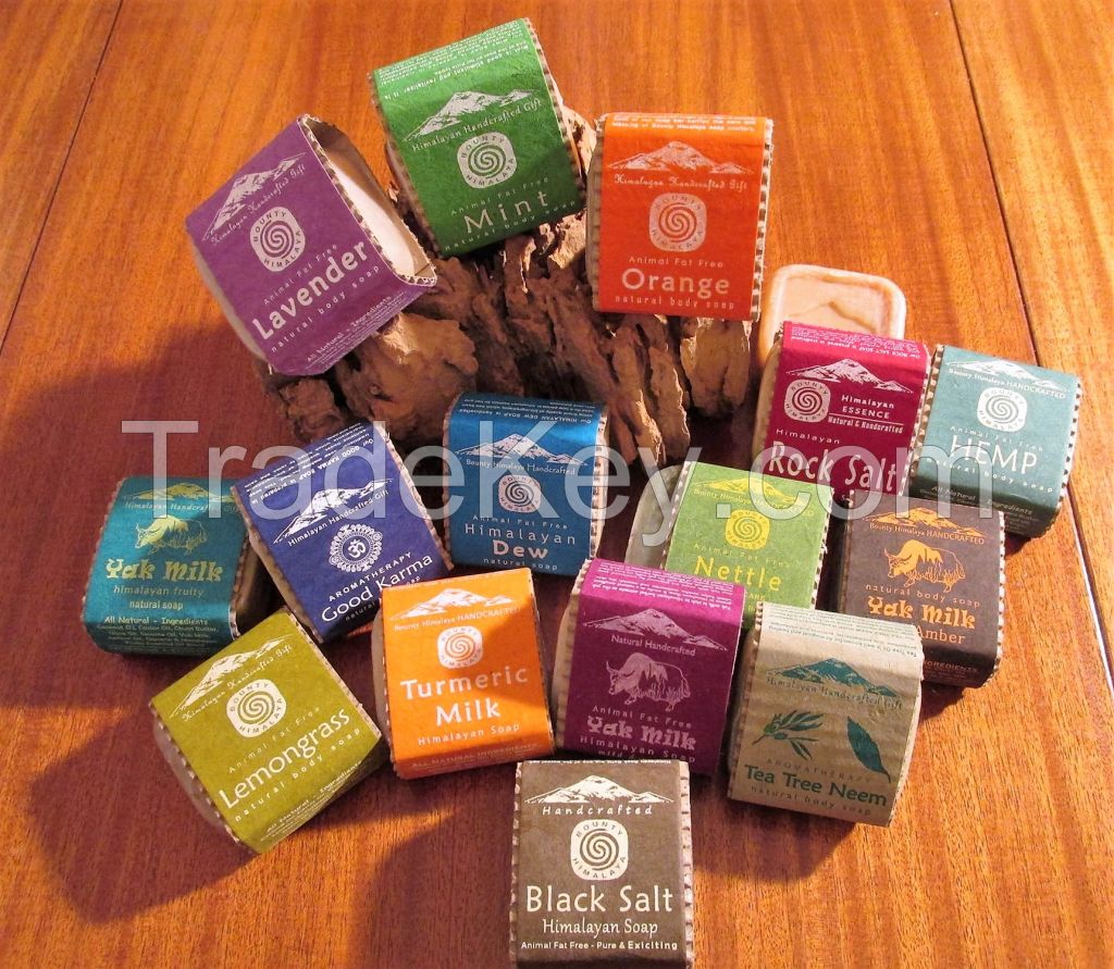 artisan soap made in the himalaya valley of nepal