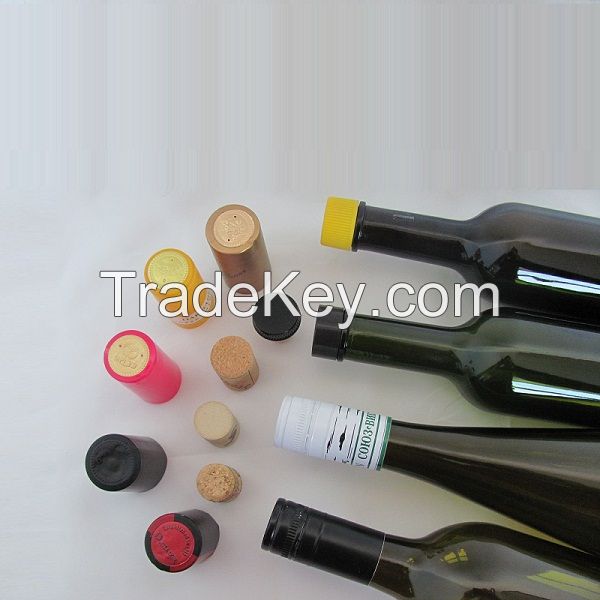 Hot sale burgundy bottles screw wine bottle 750ml