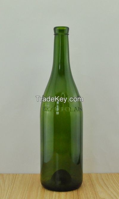 Crown cap 750ml champagne wine glass bottles