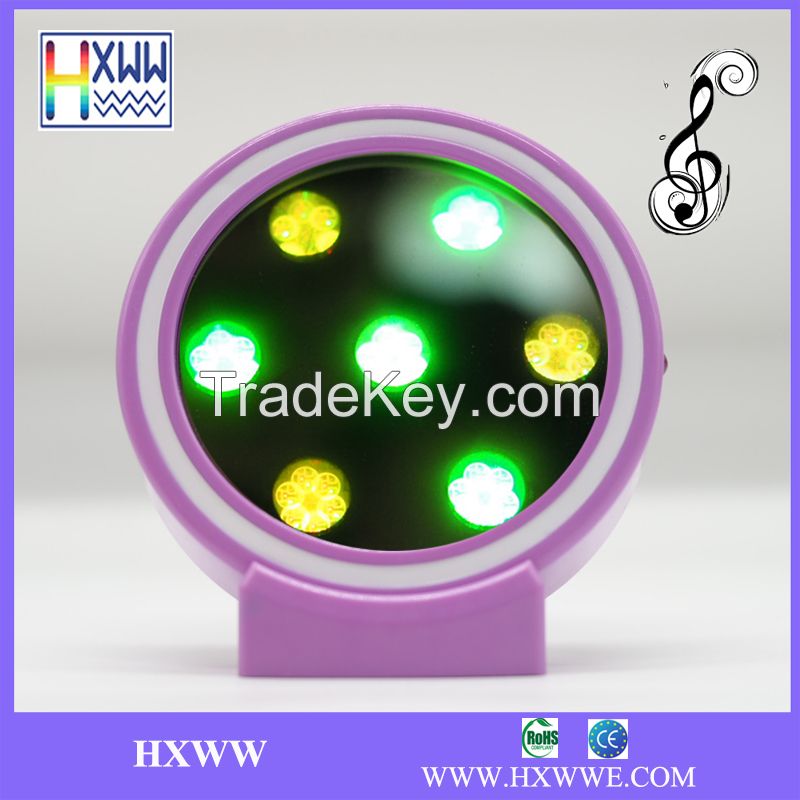 HXWW 2016 Wireless Creative Magnetic New Bluetooth Speaker different flash light speaker