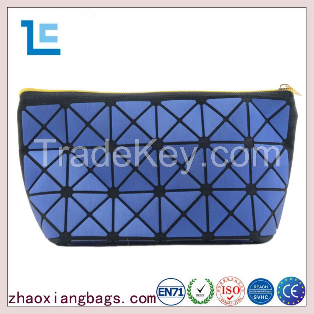 Zhaoxiang promotion custom mesh fabric benefit best travel makeup bags