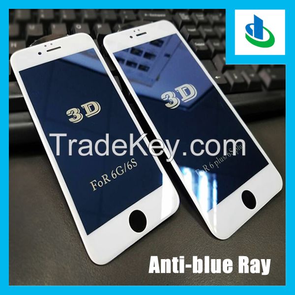 3D 9h Curved Edge Anti Blue Ray Tempered Glass Screen Protector
