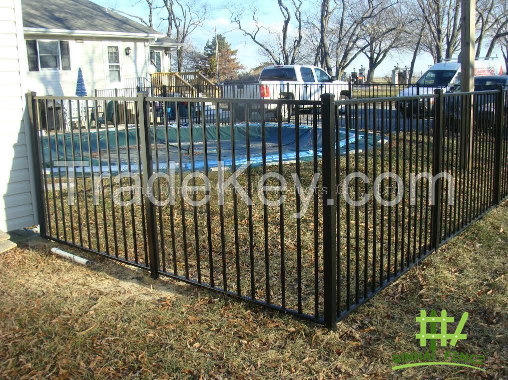 flat fence loop top fence and swimming pool Fence    