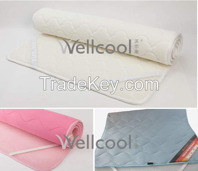 washable 3d spacer fabric cooling mattress topper